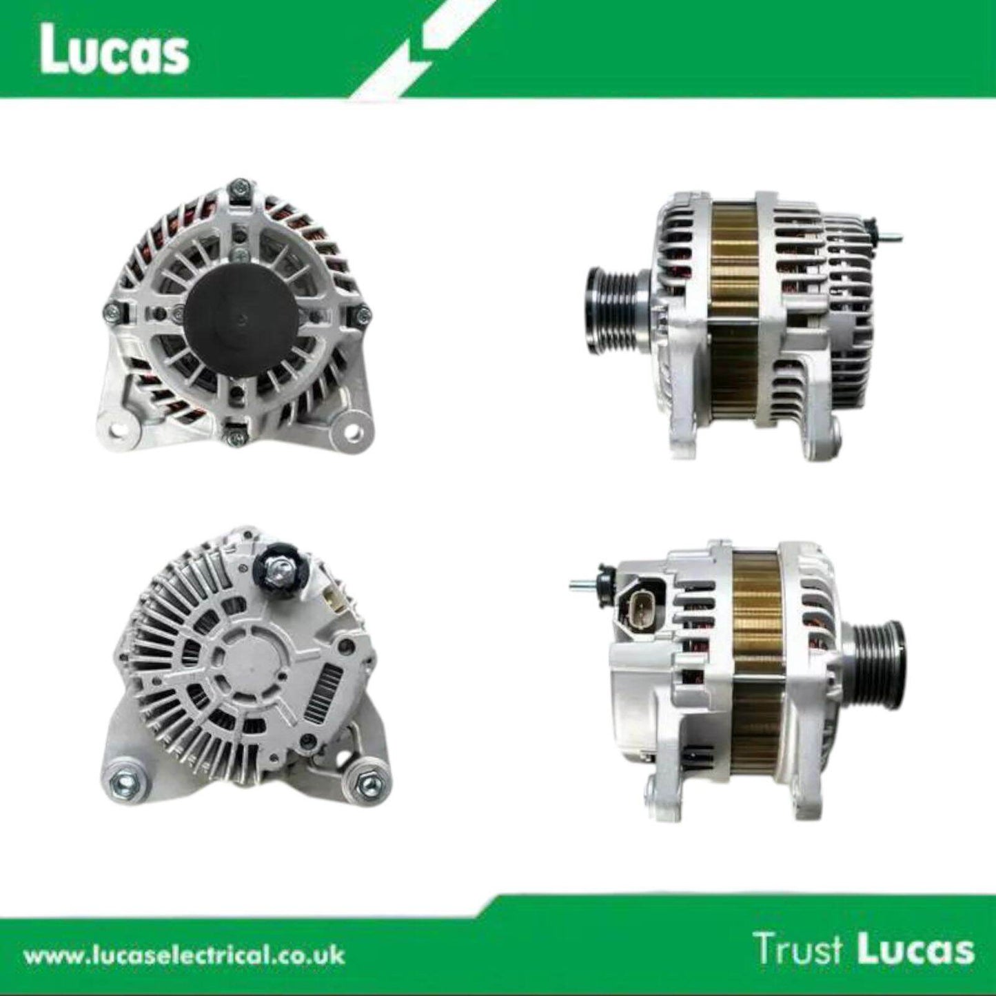 Genuine Lucas Alternator Nissan X-TRAIL / 2.0 / Gas / 140A 12V 5PK 0/Pins X-TRAIL 1.8 2.0 / 07UP