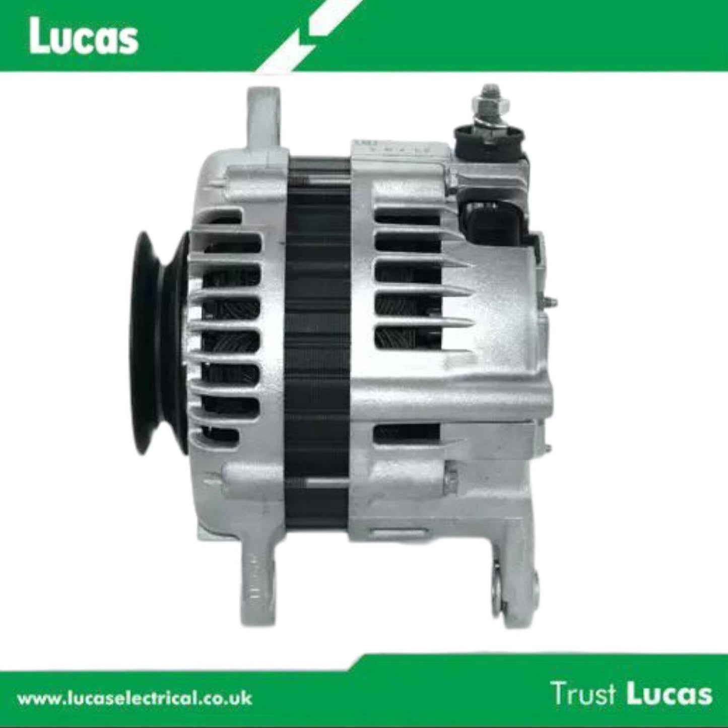 Genuine Lucas Alternator Nissan CD20D / Almera / Primera / CD20T / Terrano TD27 100A 12V 1V S/2PINS