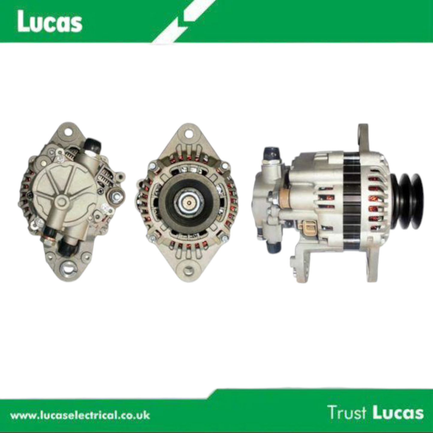 Genuine Lucas Alternator Isuzu/ 4HK1 / Truck / 50A 24V 2V R/3Pins