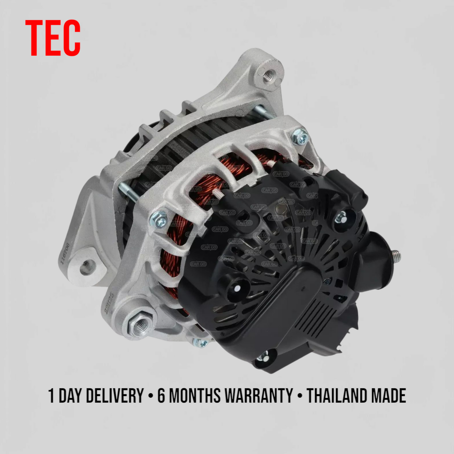 Genuine Lucas Alternator KIA Rio DSL-05-11-120A 12V 5PK S/2PINS (W/CLUTCHPULLEY)