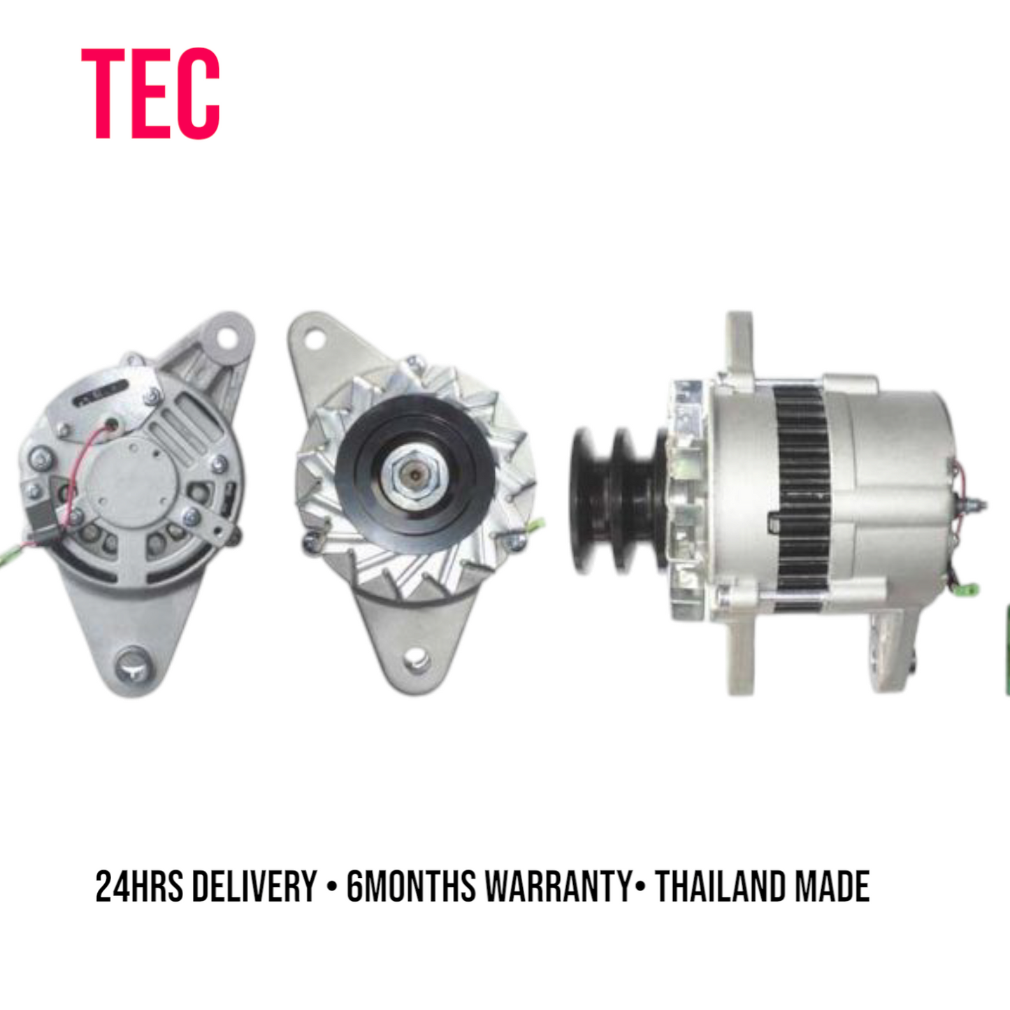 Genuine Lucas Alternator Isuzu/10Pc1 / 10Pd1 / 80A 24V V2 R/3Pins Truck 6WA1 Hitachi Excavator 6BG1