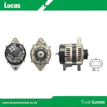 Genuine Lucas Alternator Chevrolet Matiz 65A 12V 4PK 0/2Pins Matiz 1.0 M200,M250 L11 (61CUL4) LA2