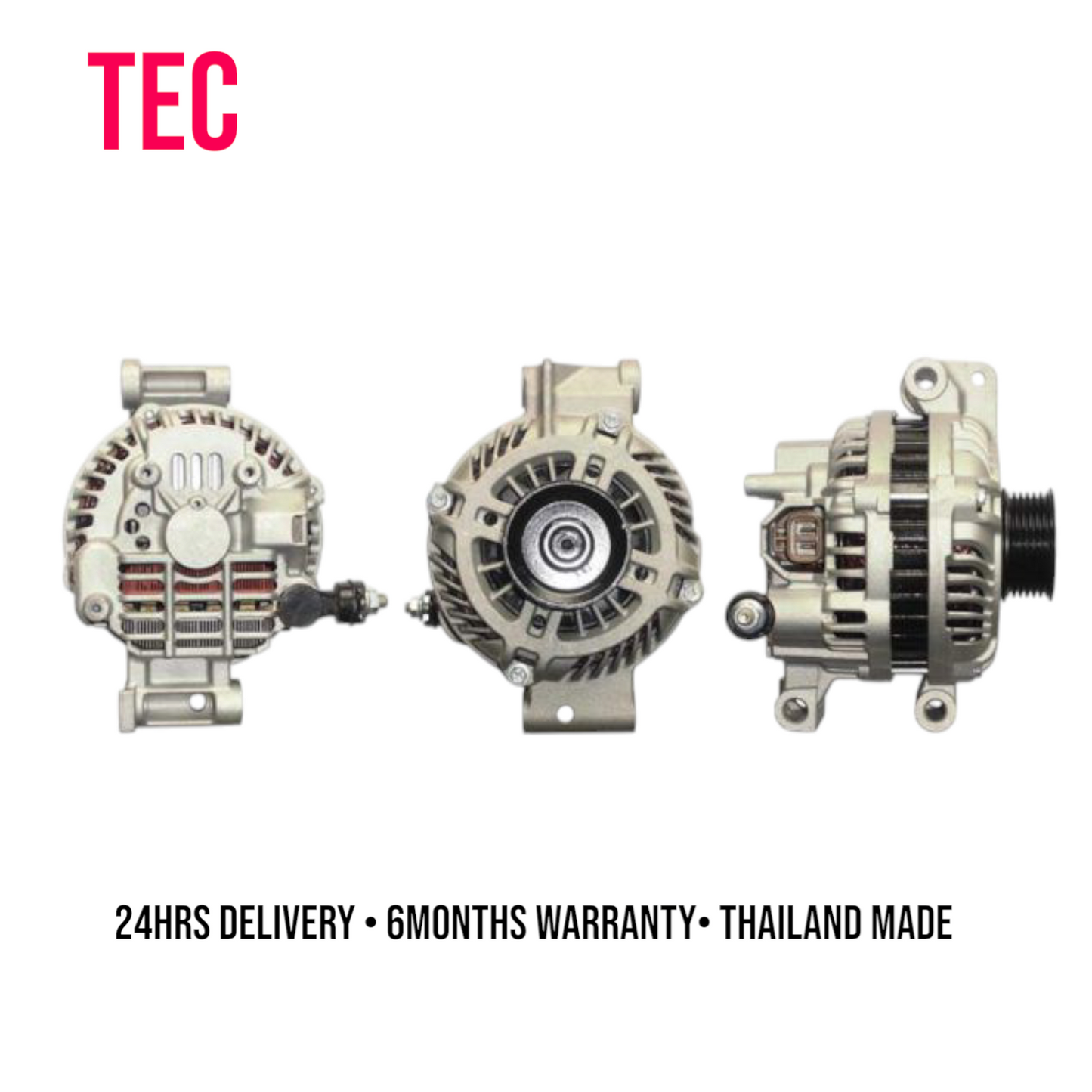 GENUINE LUCAS ALTERNATOR ASSEMBLY FOR MAZDA TRIBUTE 2.3 02-08 90A 12V 6 Groove Square Socket