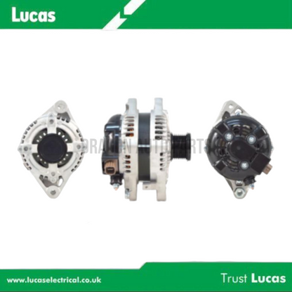 GENUINE LUCAS ALTERNATOR ASSEMBLY FOR TOYOTA CAMRY V6 3.5L 2GR-FE 08-UP 100A 12V 7 Groove Square Socket