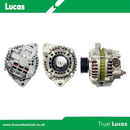 GENUINE LUCAS ALTERNATOR ASSEMBLY HONDA - CIVIC - 1.7L D17 12V 70A 6 Groove  4 Pins