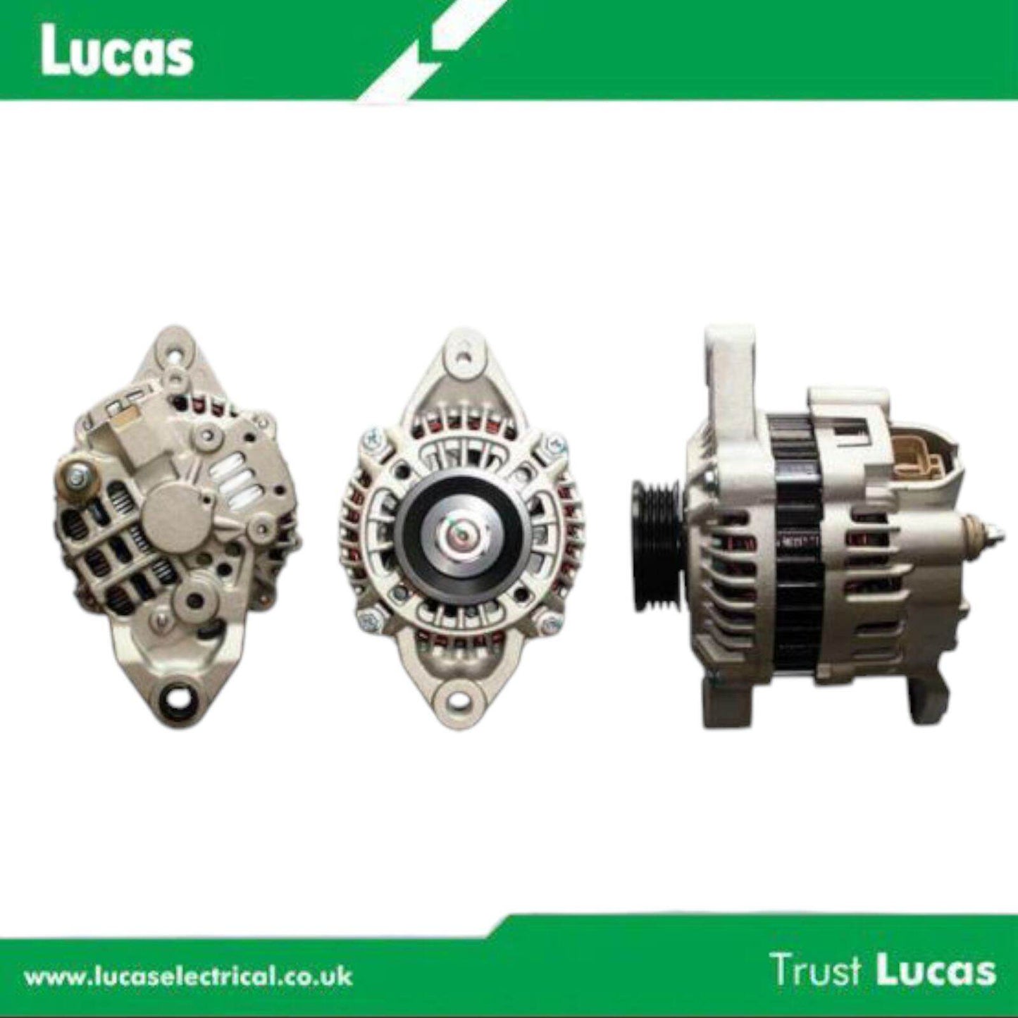 Genuine Lucas Alternator Nissan X-TRAIL / T31 /14UP / CP 110A 12V 6PK/ 50 / 3Pins X-TRAIL Gas W/CLUTCHPULLEY