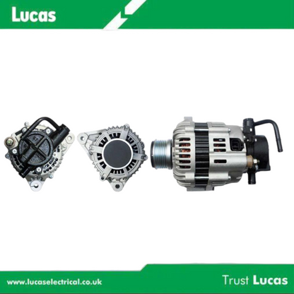 Genuine Lucas Alternator Hyundai Accent /1.5 / DSL / 05-15 / 120A 12V 5PK S/2Pins Accent 1.5 1.6 D4FA Diesel (W/CLUTCH PULLEY)