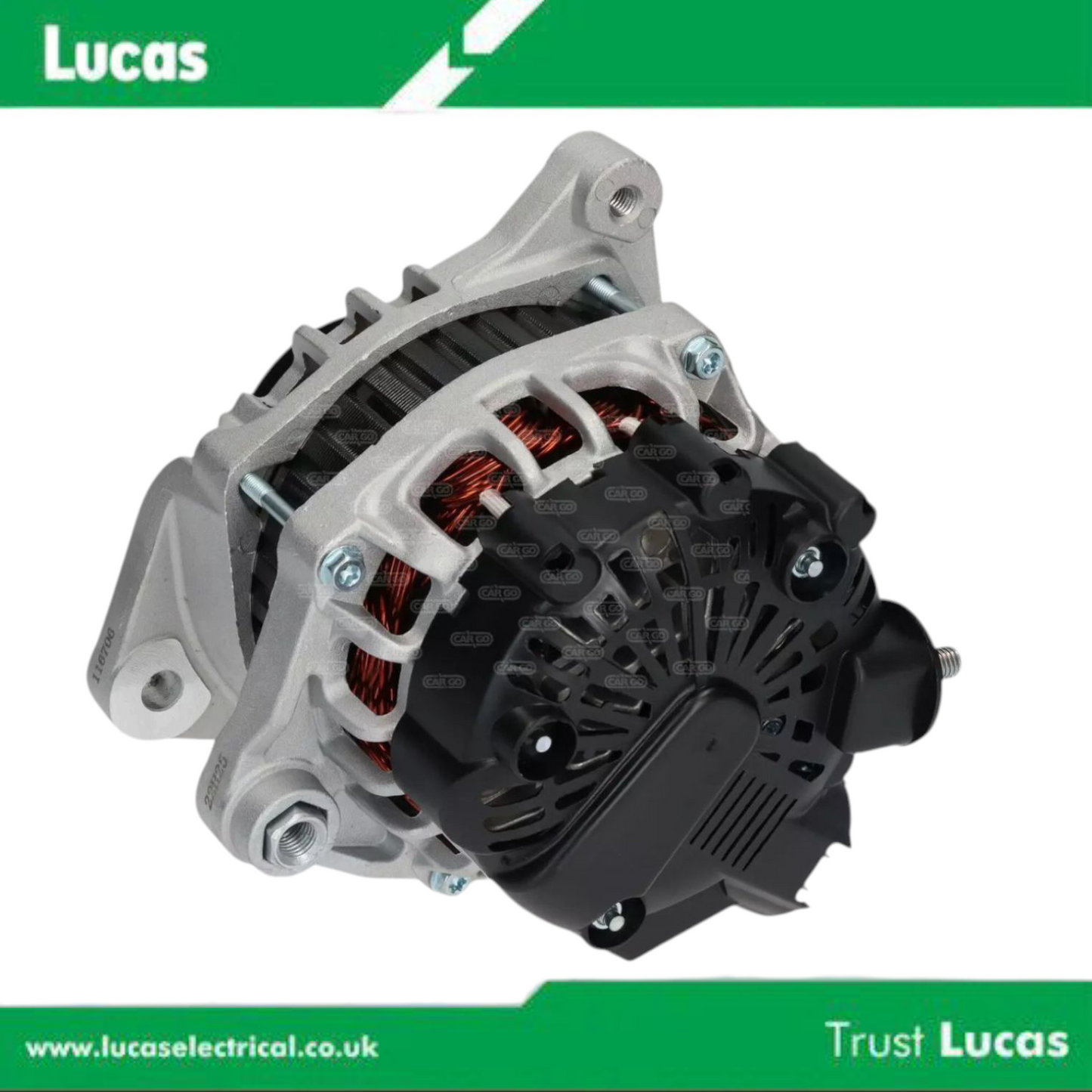 Genuine Lucas Alternator KIA Rio DSL-05-11-120A 12V 5PK S/2PINS (W/CLUTCHPULLEY)