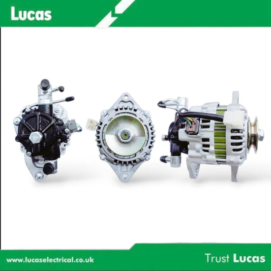 Genuine Lucas Alternator Nissan SD23 / W/PUMP/ 70A 12V S/2Pins PATHFINDER SD23 SD25 (NEW MODEL)