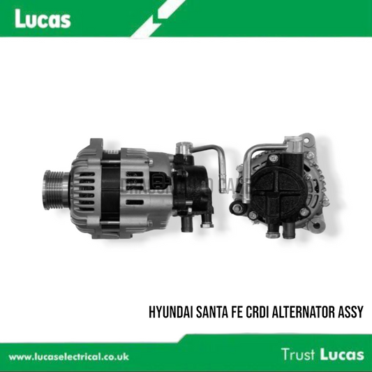 GENUINE LUCAS ALTERNATOR ASSEMBLY Hyundai Santa Fe CRDi 120A 12V 6PK S/2