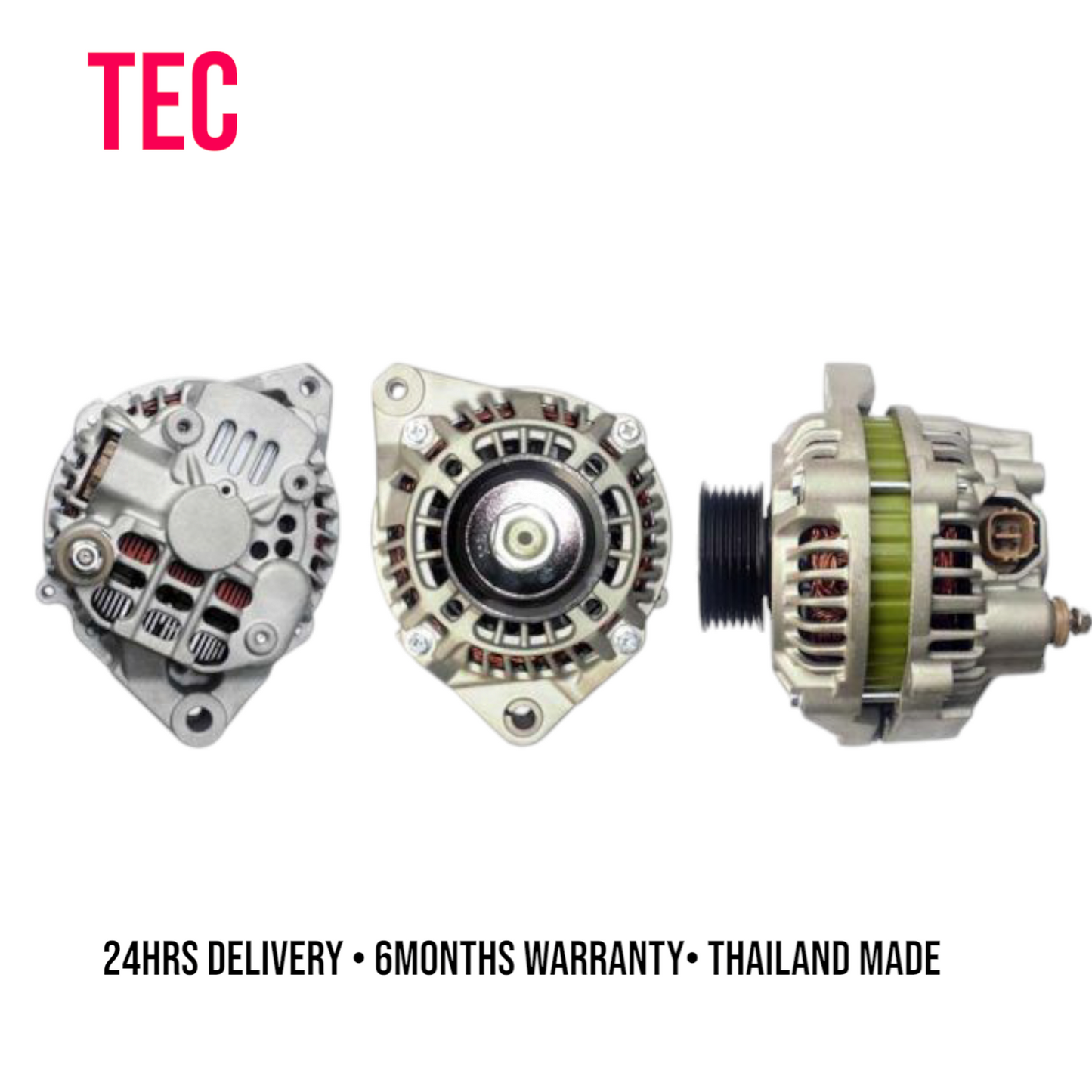 GENUINE LUCAS ALTERNATOR ASSEMBLY HONDA - CIVIC - 1.7L D17 12V 70A 6 Groove  4 Pins