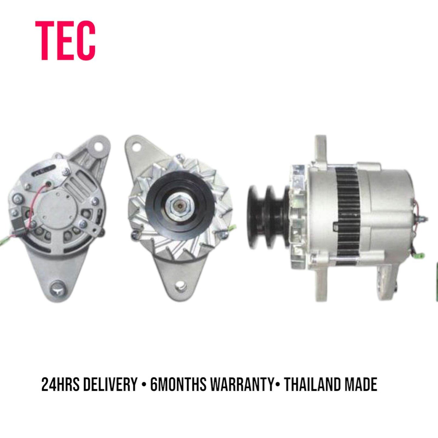 Genuine Lucas Alternator Isuzu/10Pc1 / 10Pd1 / 80A 24V V2 R/3Pins Truck 6WA1 Hitachi Excavator 6BG1