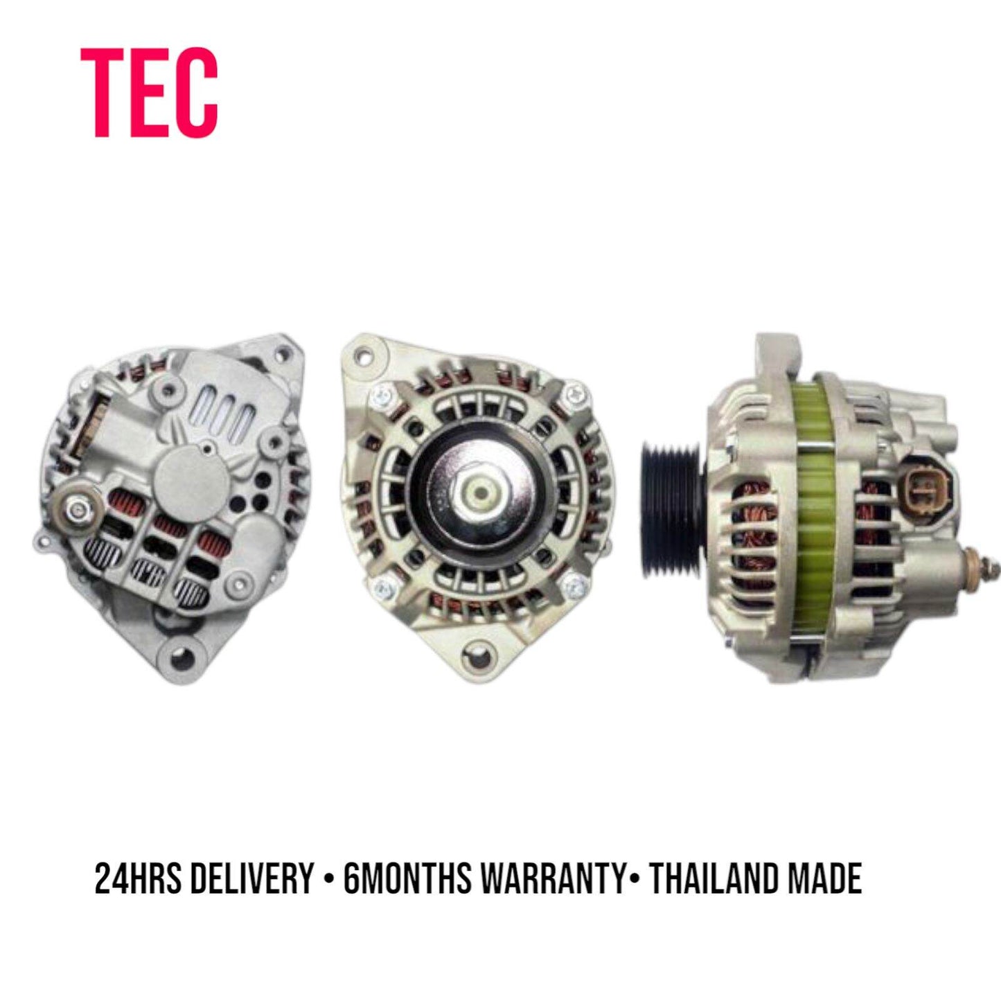 GENUINE LUCAS ALTERNATOR ASSEMBLY HONDA - CIVIC - 1.7L D17 12V 70A 6 Groove  4 Pins