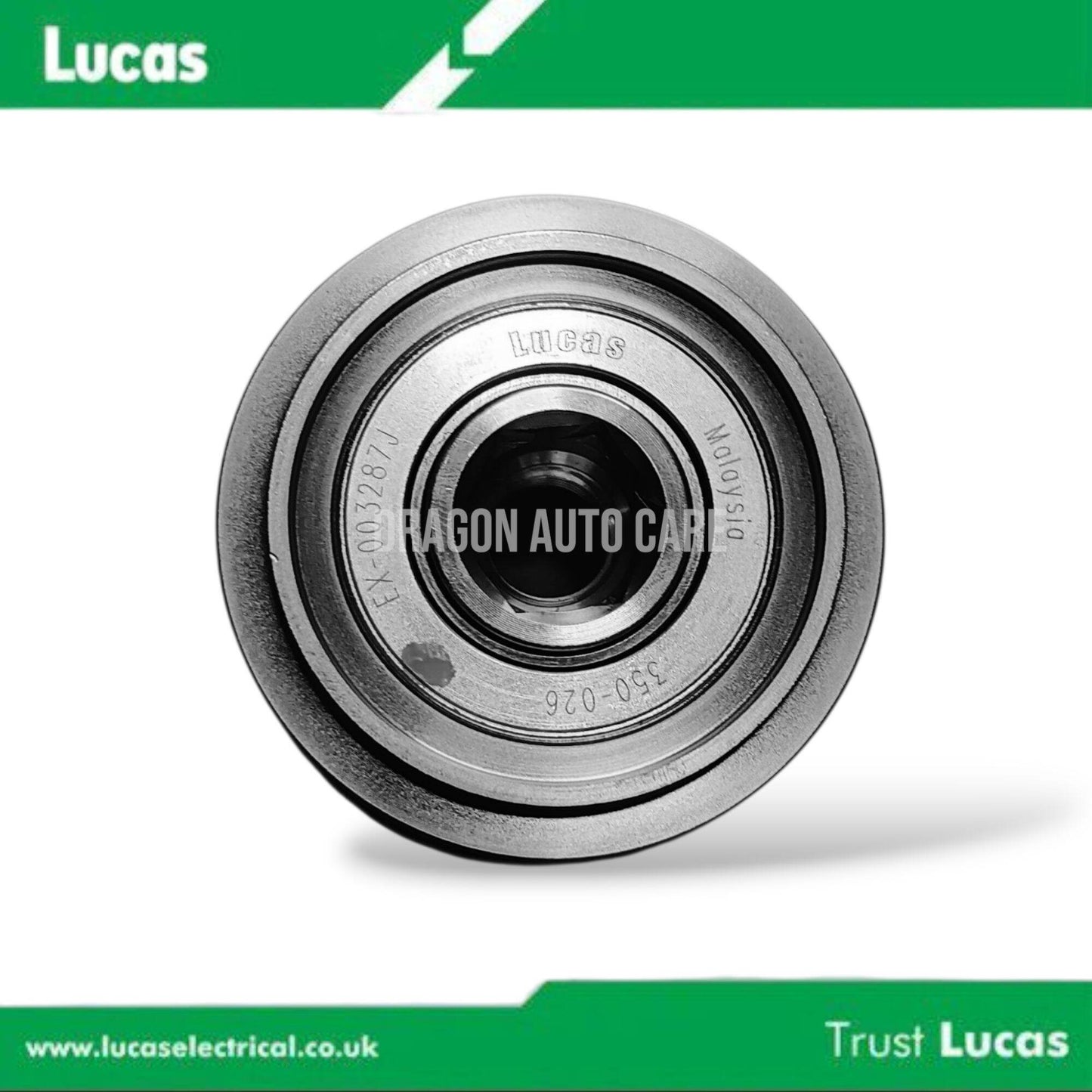 Genuine Lucas Alternator Pulley Isuzu DMAX / D-Max 1.9 RZ4E 7PK Groove 2016 and Up