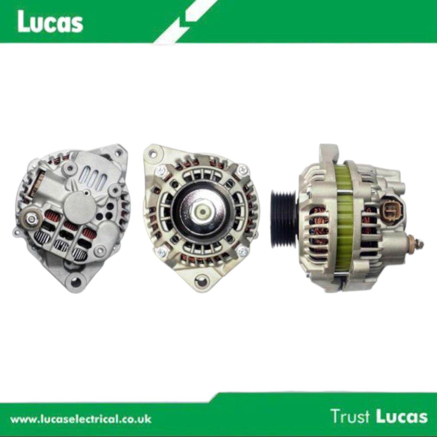 GENUINE LUCAS ALTERNATOR ASSEMBLY HONDA - CIVIC - 1.7L D17 12V 70A 6 Groove  4 Pins