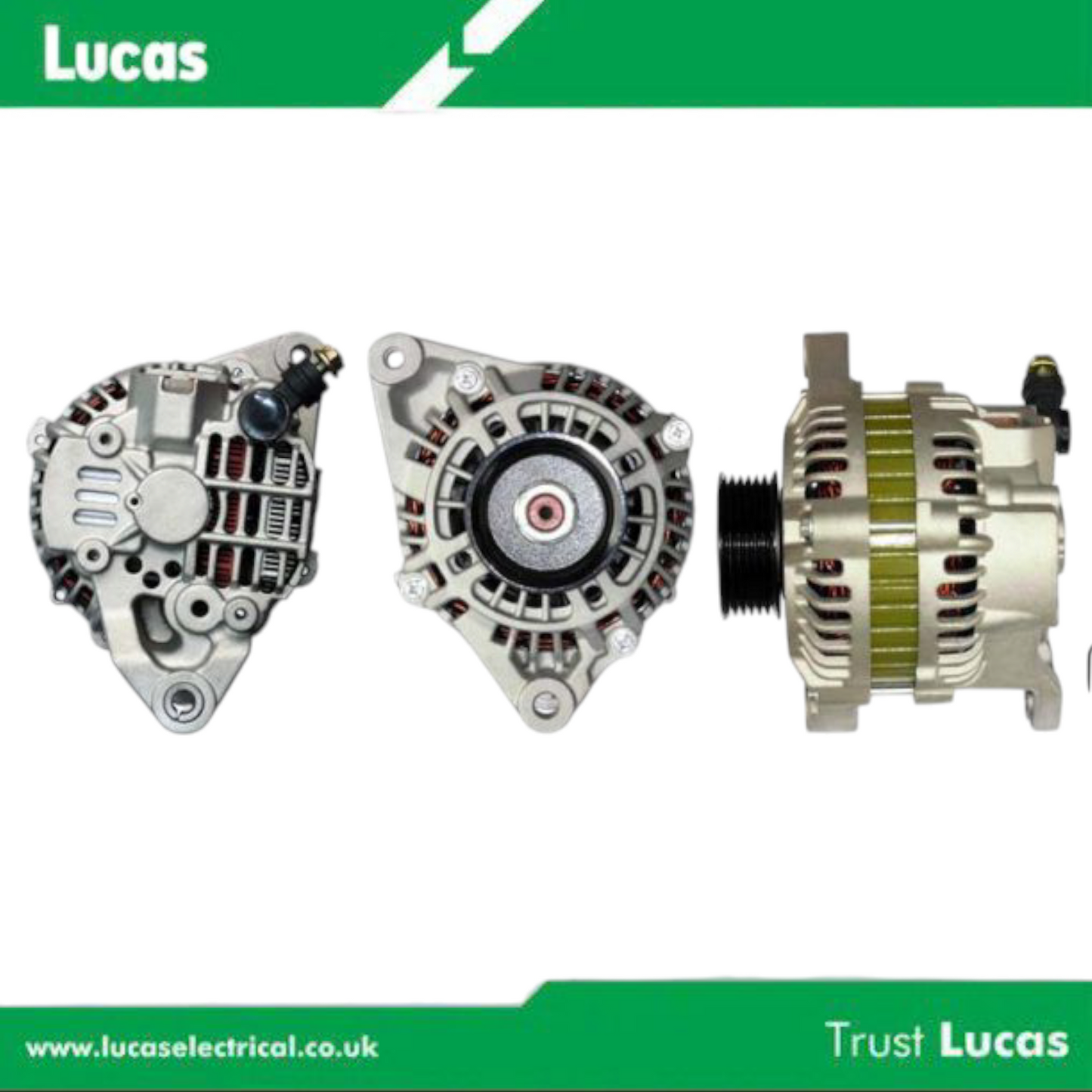 Genuine Lucas Alternator Hyundai GrandStarex 2.5 / DSL / 2P / Oval / 110A 12V 7PK O/2Pins H300